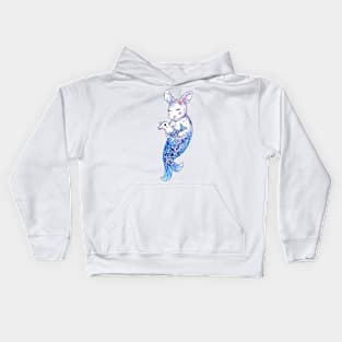 Merbunny With Baby Kids Hoodie